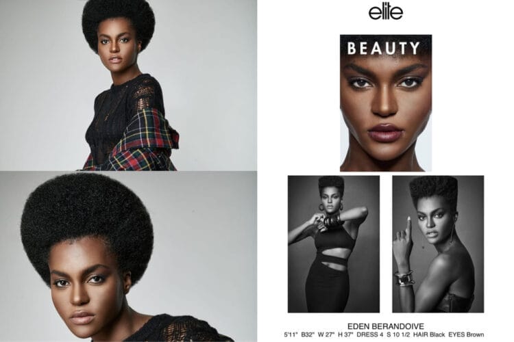 Eden Berandoive signe avec Elite Modeling Agency