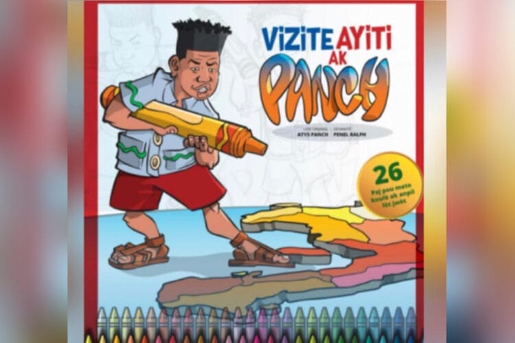Vizite Ayiti ak Panch : son premier livre, un voyage pour enfants dans les villes d'Haïti